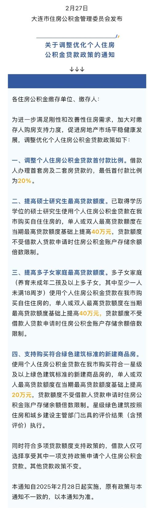 阶段性调整个人住房公积金最高贷款额度_大连容易贷款_大连住房公积金政策调整
