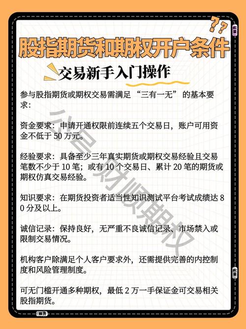 股指期货开户门槛_国内期货市场开户门槛_期货初始保证金要求