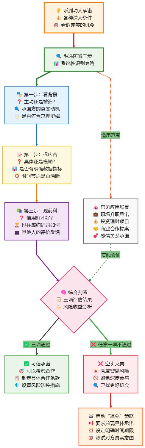 空头支票黑名单管理办法_分析承诺环境背景_判断承诺可信度